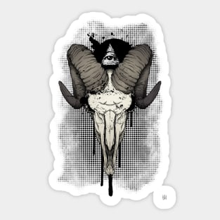 Animal Skull 2 Sticker